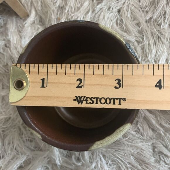 Vintage Pottery Craft Compton, Cal USA Handcrafted Stoneware Small Planter - Picture 15 of 16